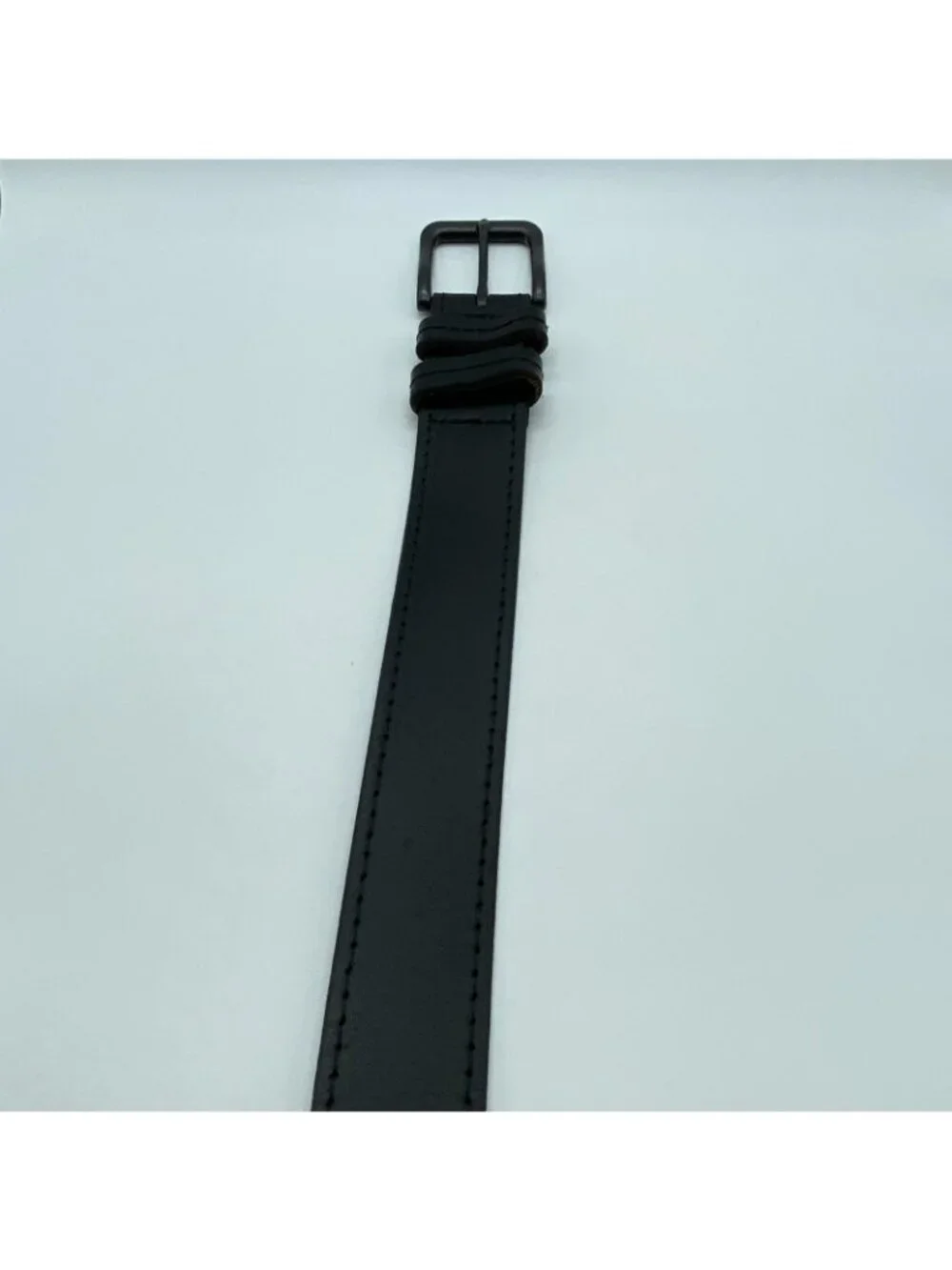 Wrangler Black Genuine Leather Belt Size 42 Wide 1.75